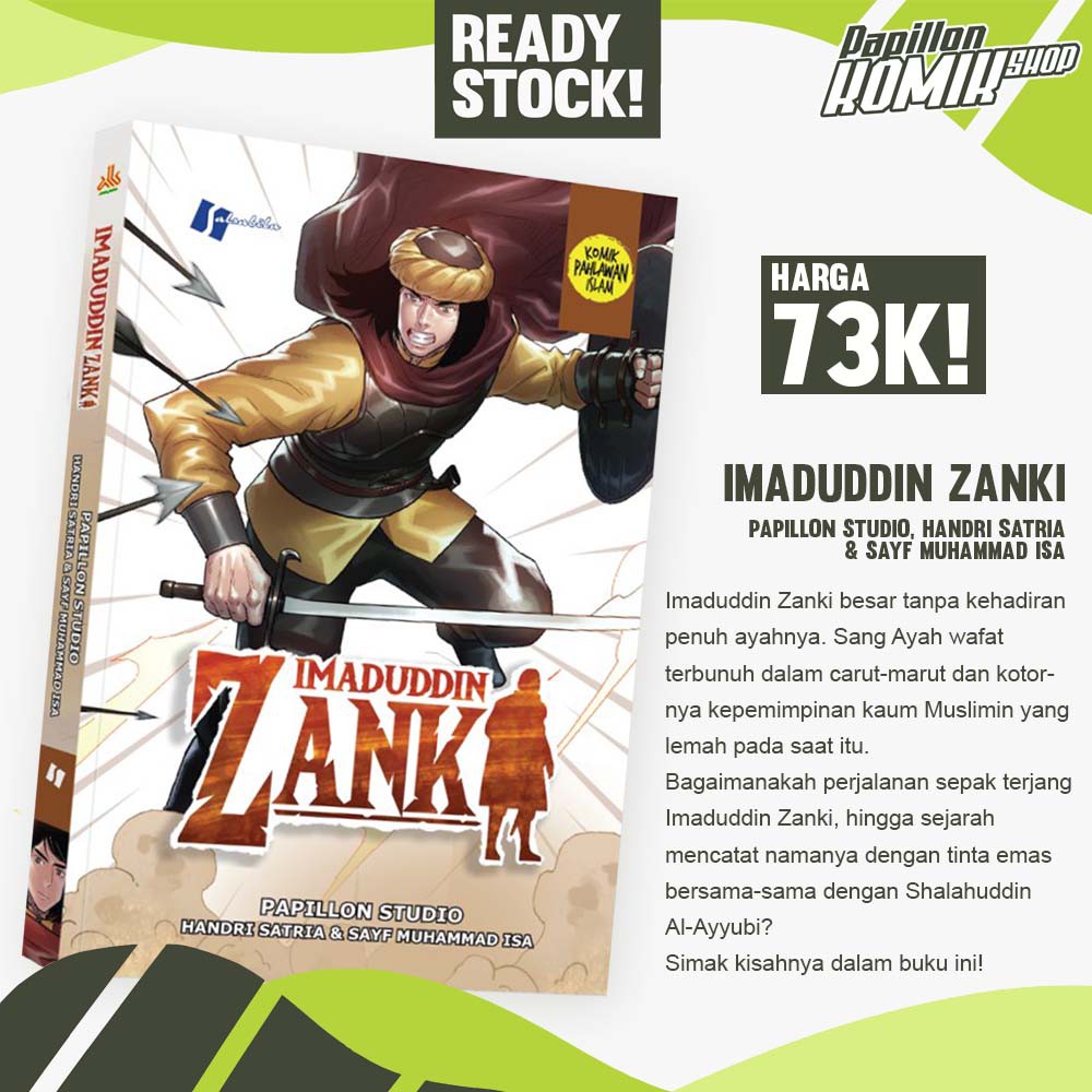 KOMIK PAHLAWAN ISLAM IMADUDDIN ZANKI | Shopee Indonesia