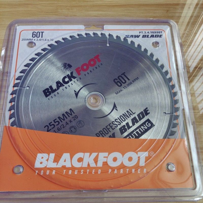 Saw Blade 10&quot;x60T blackfoot / pisau potong kayu blackfoot 10&quot;x60T / mata cilcural Saw 10x60T blackfoot