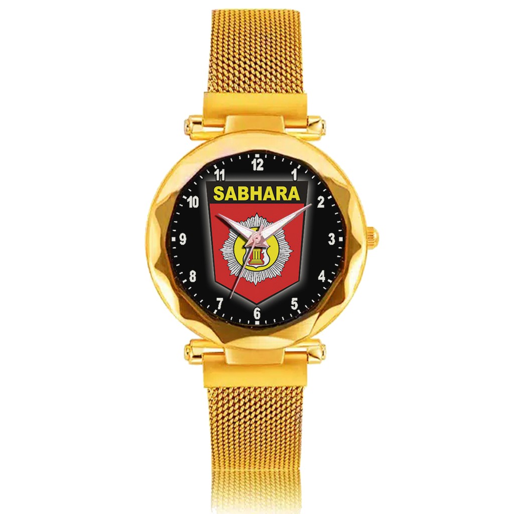Jam Tangan Wanita Custom - SABHARA Free Box &amp; Batre Cadangan
