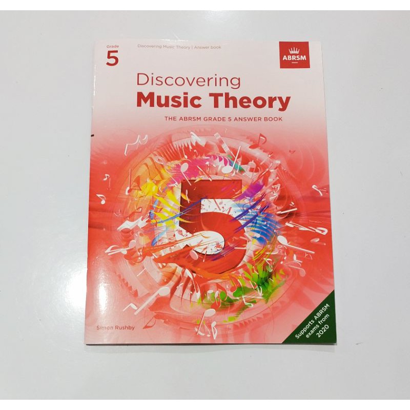 Discovering Music Theory tersedia Grade 1 to grade 5 workbook and answer book buku teori ABRSM