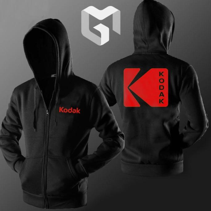Jaket Hoodie Sweater Kodak Camera Sweatshirt Zipper