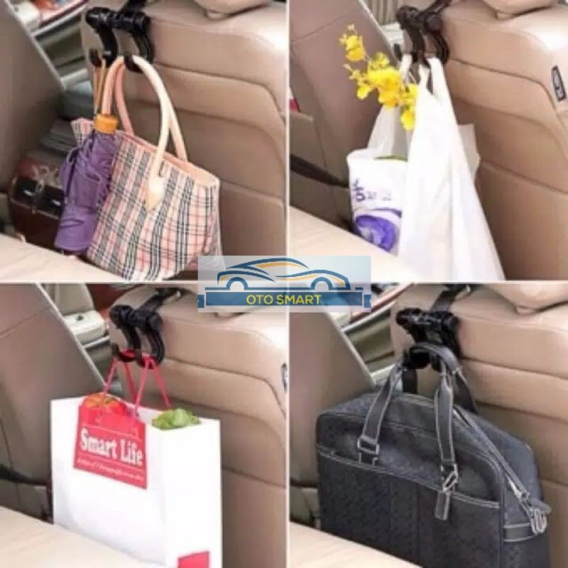 Gantungan Holder Barang Headrest Kursi Mobil