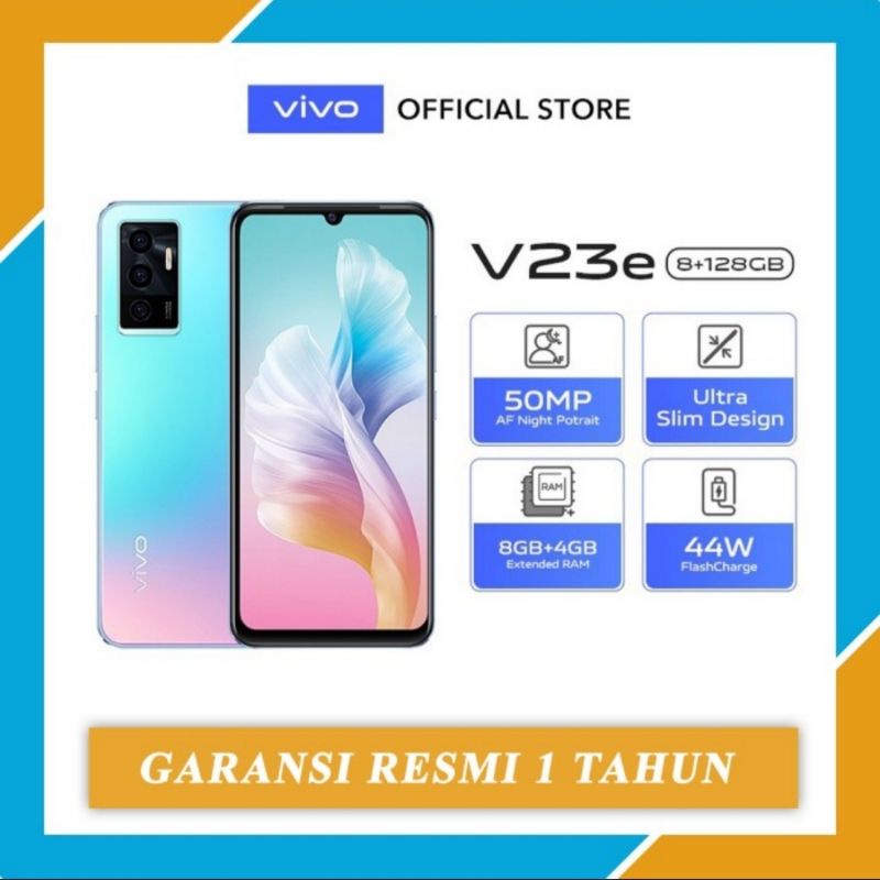 VIVO V Series Ram 8GB + Extended 4GB / Rom 128GB.  V21 / V21 5G / V23e / V23 5G. 8/128