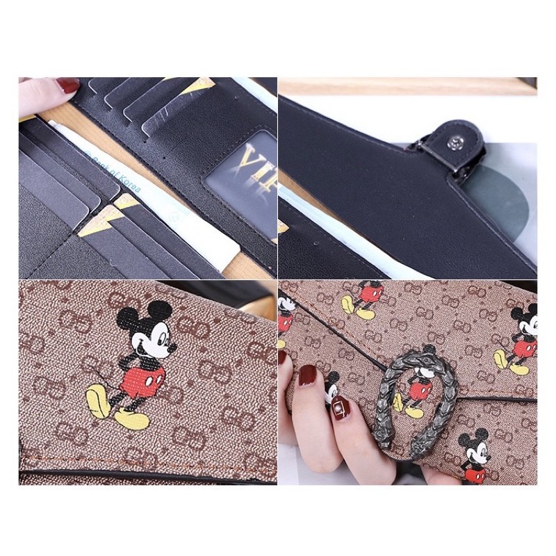 TI 3083 - DOMPET PANJANG WANITA MICKEY DOMPET WANITA IMPORT MURAH - E
