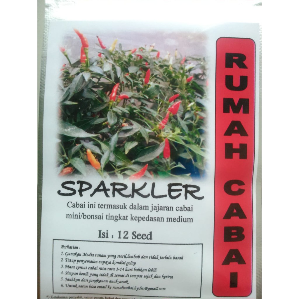 BENIH CABAI SPARKLER CABAI BONSAI CABAI MINI CABAI KECIL