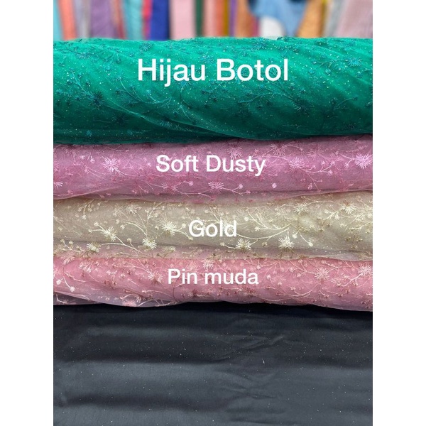 Tulle Bordir Motif C 1 Series