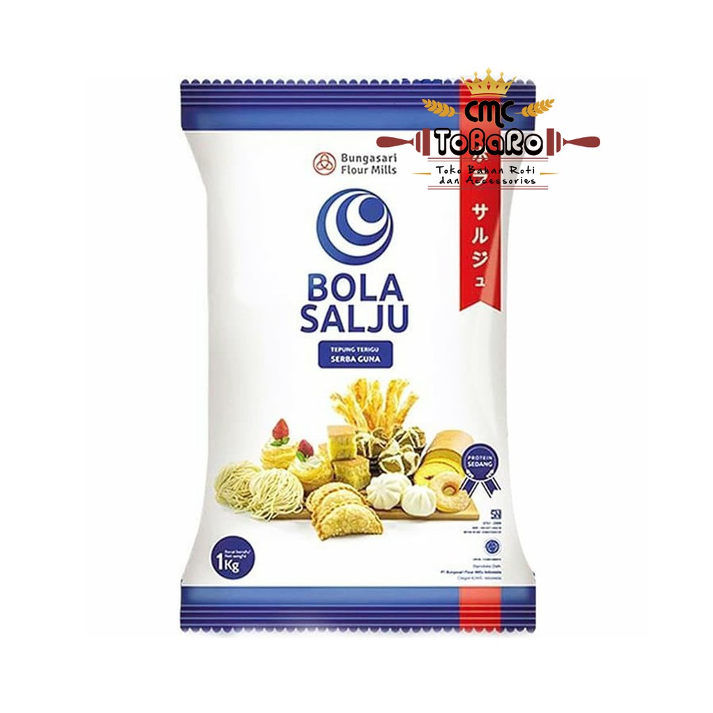 

Tepung Protein Sedang Bola Salju 1 Kg