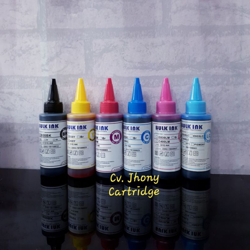 Tinta Bulk Ink 85ml Untuk Printer Canon Epson Hp