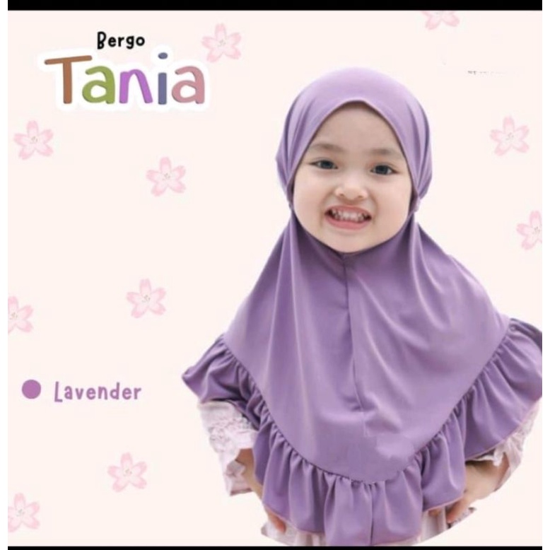 jilbab anak / tk bergo tania 3-6thn