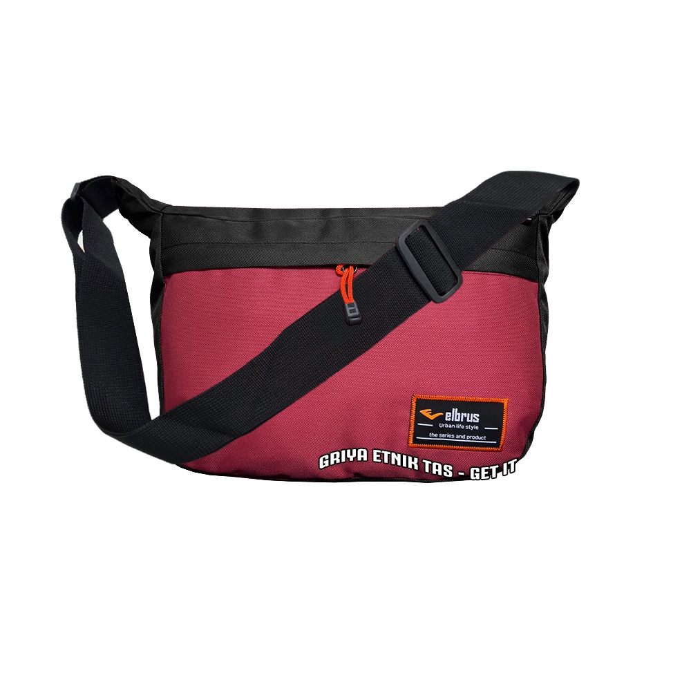 Tas Selempang Pria Sekolah Distro Tas Slempang Laki Murah Elbrus 2 Warna Tas Soren Perahu Cowo Terbaru Sling Bag Cowok Tablet Case Navy Abu Terbaru