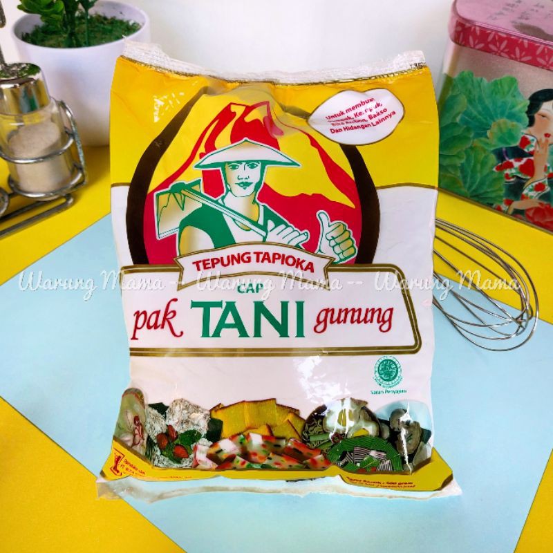 

Tepung Tapioka Cap PAK TANI GUNUNG 500 gram