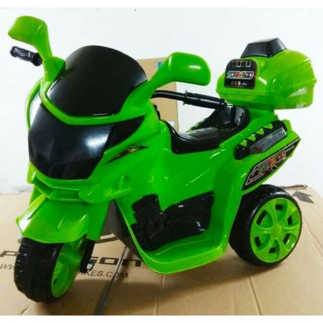  Mainan  Motor  Aki Anak  Meteor Tornado Body Besar Shopee 