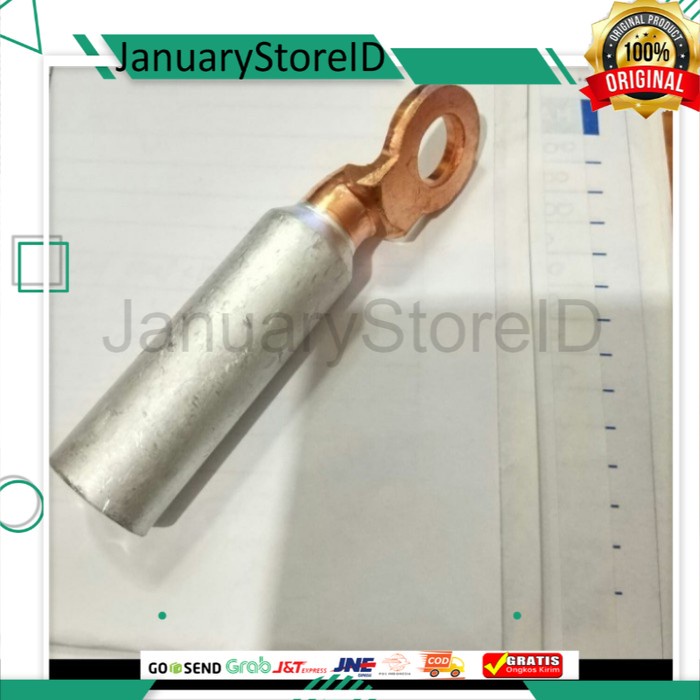 SKUN BIMETAL AL-CU DTL-2-35 UNTUK KABEL 35MM M8 ALUMUNIUM TEMBAGA