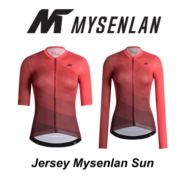 Jersey Women Mysenlan SUN MCQSS001B Red Short & Long Sleeve