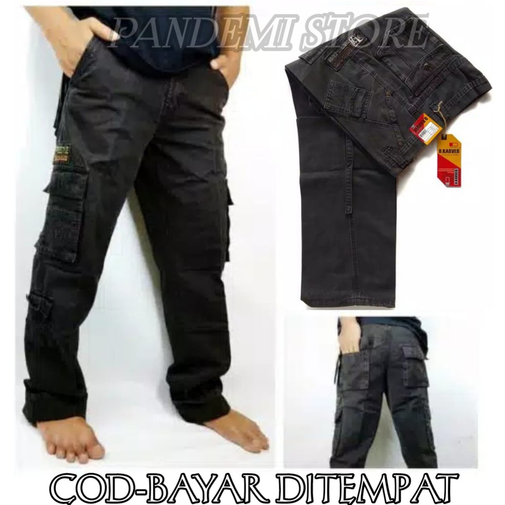celana panjang pria cargo PDL premium celana panjang cargo levis terbaru celana gunung celana denim