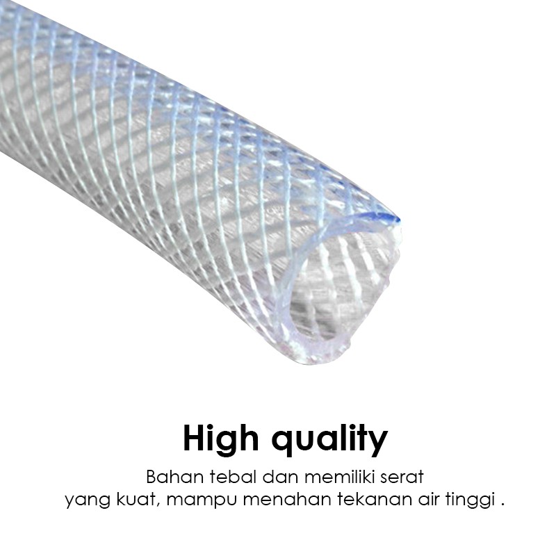 SELANG AIR TAMAN 50 METER / SELANG AIR TRANSPARAN / SELANG CUCI MOTOR / SELANG AIR DAN BERKEBUN