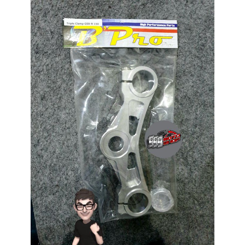 bpro racing segitiga atas gsx r 150 triple clamp suzuki no srp sarp