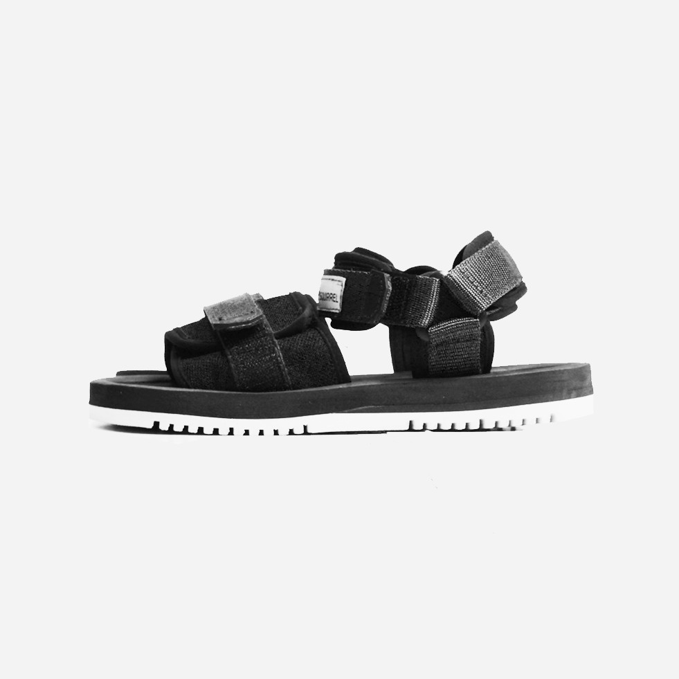 YAMI BLACK |FORIND x Squirrel| Sendal Gunung Original Kulit Santai Kasual Pria Sandal Footwear New