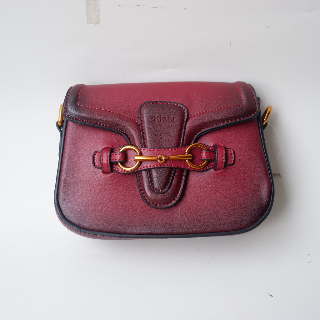 Mores Tas Selempang Bahu Wanita Lady Web Small PU Leather Vintage Semi Premium / Woman Slingbag