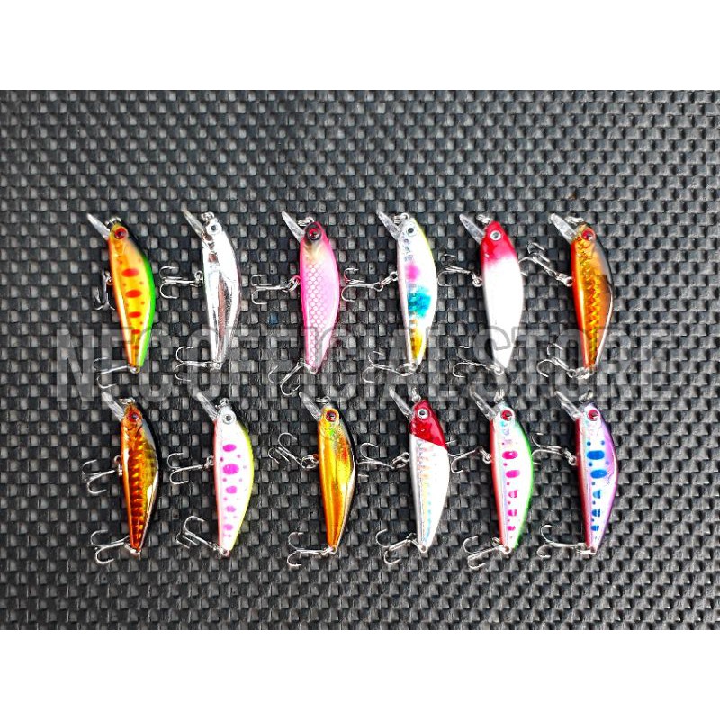 Lure minnow replika Agile Savior 5s (5cm/6,5gr) Best KILLER untuk ultralight casting