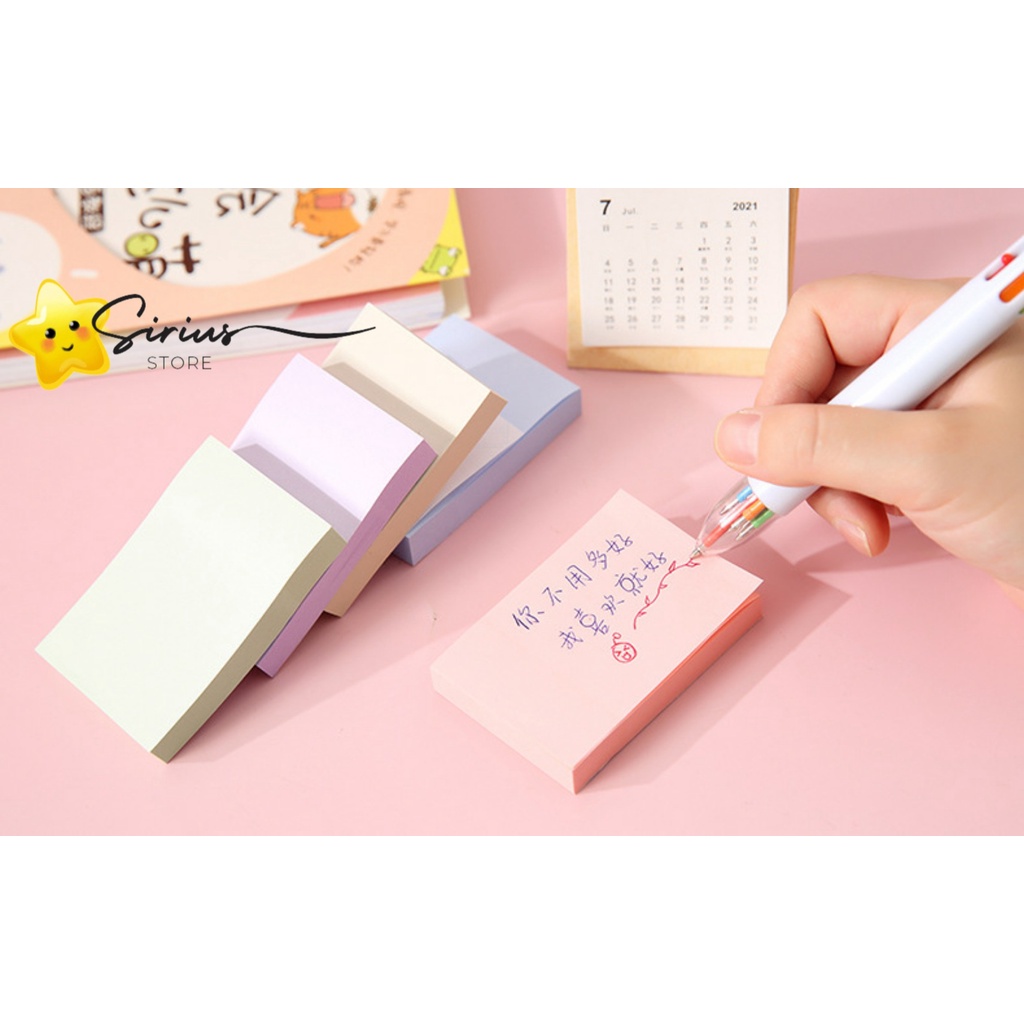 

STICKY NOTES WARNA PASTEL MACARON CATATAN PENGINGAT DAN PEMBATAS / NOTEPAD STIKY MEMO TERMURAH GRATIS ONGKIR