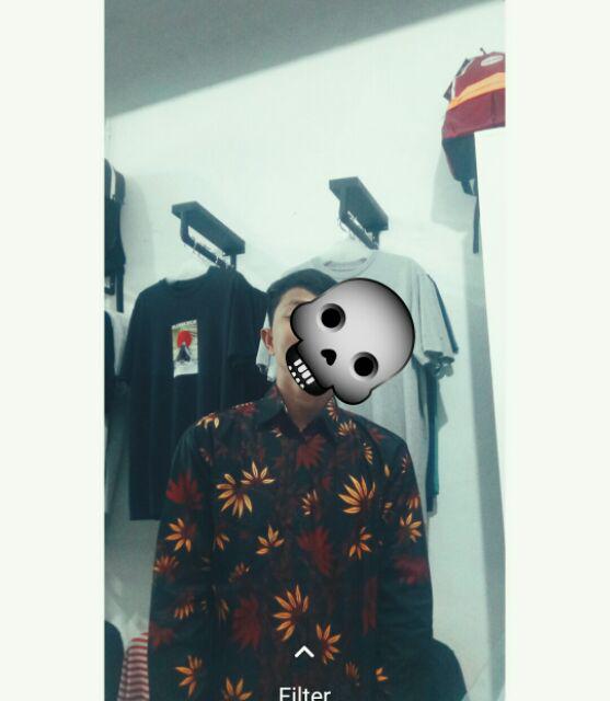 Bswart Batik Hrb026 Kenongo Hem Pendek Padi Pekalongan M L Xl Batik Pria Murah Modern Grosir Terbaru