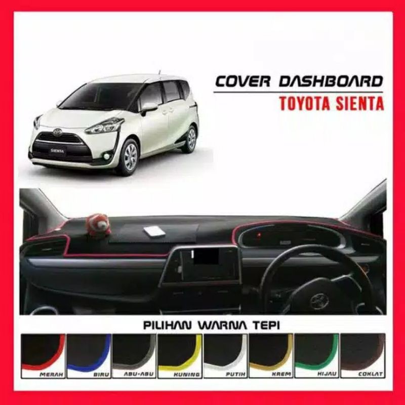 Cover Dashboard Mobil Toyota Sienta Free Anti Slip | Car Interior Accessories