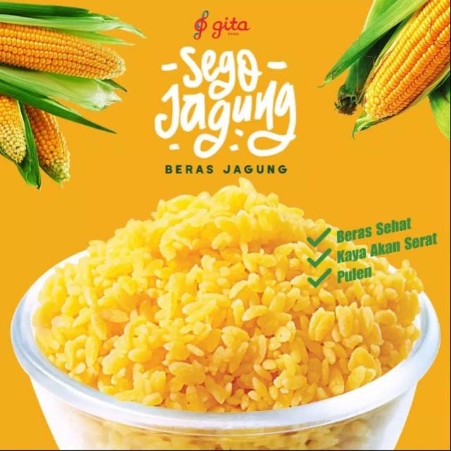 

Sego Jagung adl beras yg terbuat dari bahan dasar tepung jagung, no bahan pengawet &pewarna buatan.