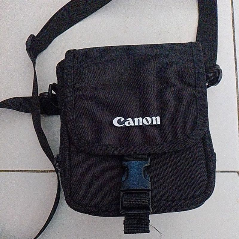tas Sling hitam Canon tas kamera Canon original