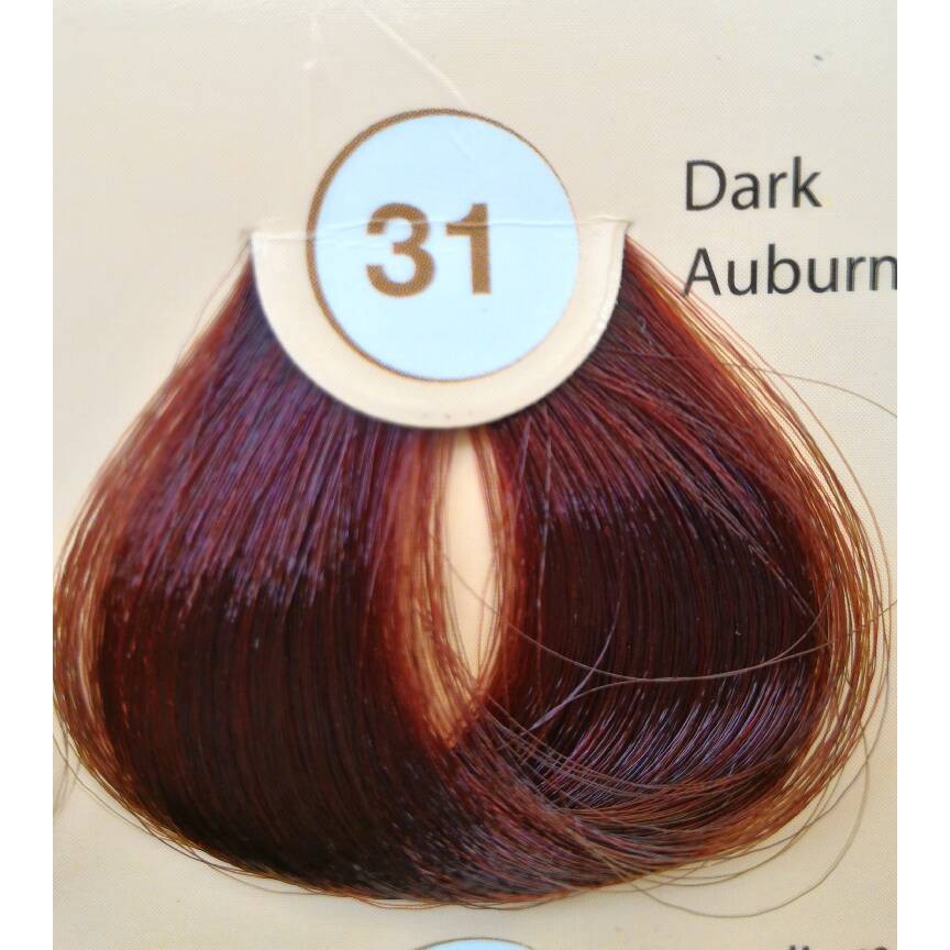 Revlon Colorsilk No31 Dark Auburn Hair Color Cat Rambut Non Amoniak