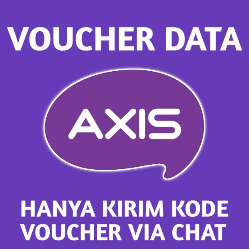 VOUCHER DATA AXIS (KIRIM KODE VIA CHAT)