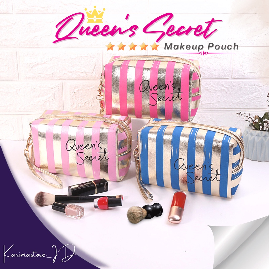 ~AB~ Tas Make Up Tas Kosmetik Tahan Air /Cosmetic Pouch Bag/pouch kosmetik/Tas kosmetik serba guna/dompet kosmetik