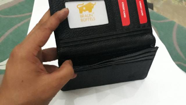 Dompet kulit braunbufell model panjang