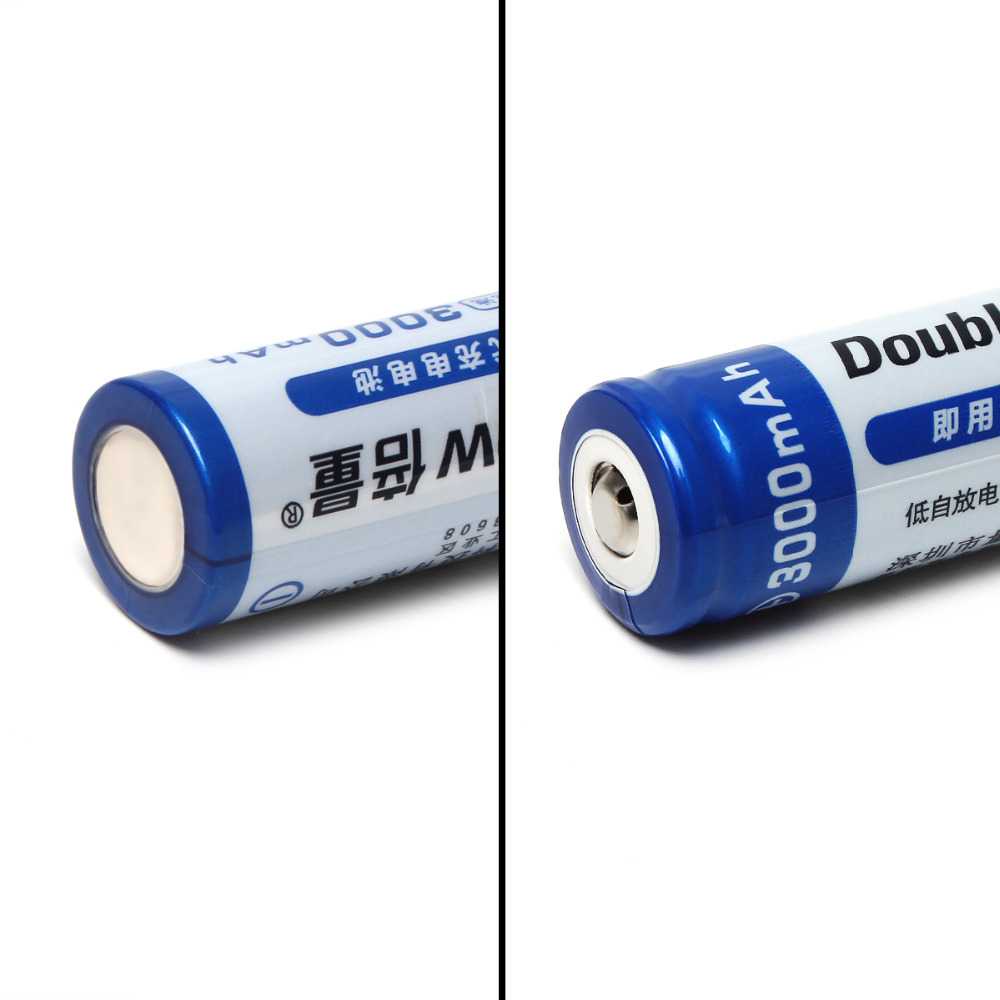 DOUBLEPOW Baterai Cas AA Rechargeable NiMH 1.2V 3000mAh 1 PCS