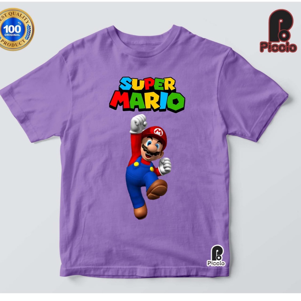 BAJU ANAK KOAS ANAK SUPER MARIO ATASAN ANAK