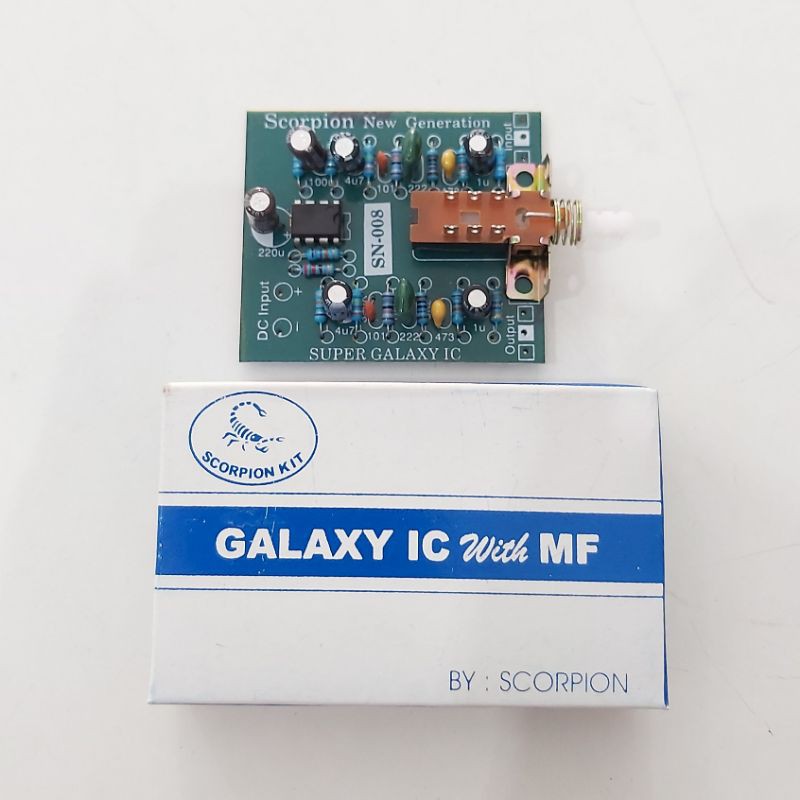 Kit Penambah Bass Galaxy IC 4558 by Scorpion Kit