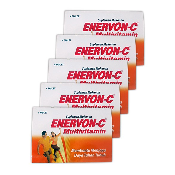 Enervon C Box isi 100's (25 strip  X 4's)