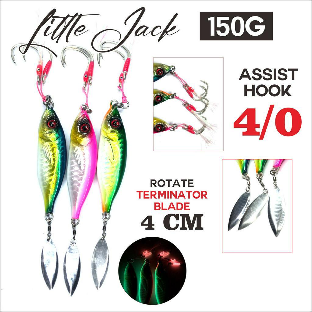 Metaljig little jack 150 gram umpan slow jigging