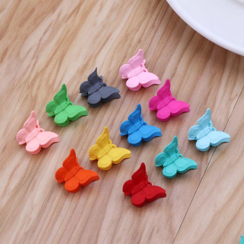 40Pcs Jepit Rambut Mini Bentuk Kupu Kupu Warna Warni 40Pcs Jepit Rambut Mini Bentuk Kupu Kupu Warna Warni