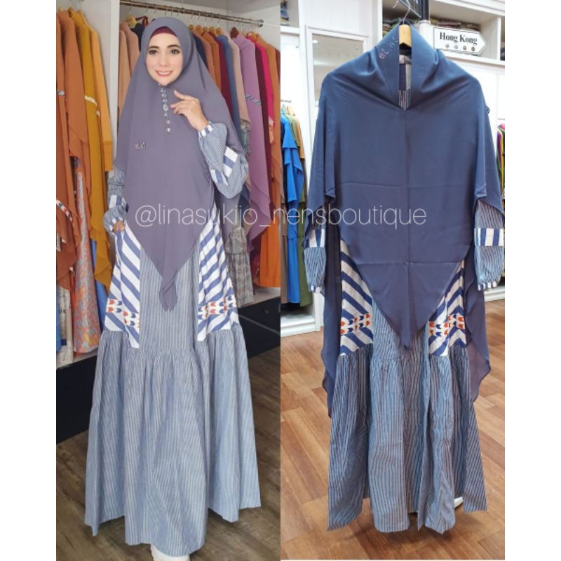 Aurelia by ElEs / gamis eLeS/ eLeS brand/ set syari/ gamis syari