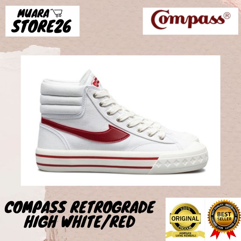Compass Retrograde High White/Red