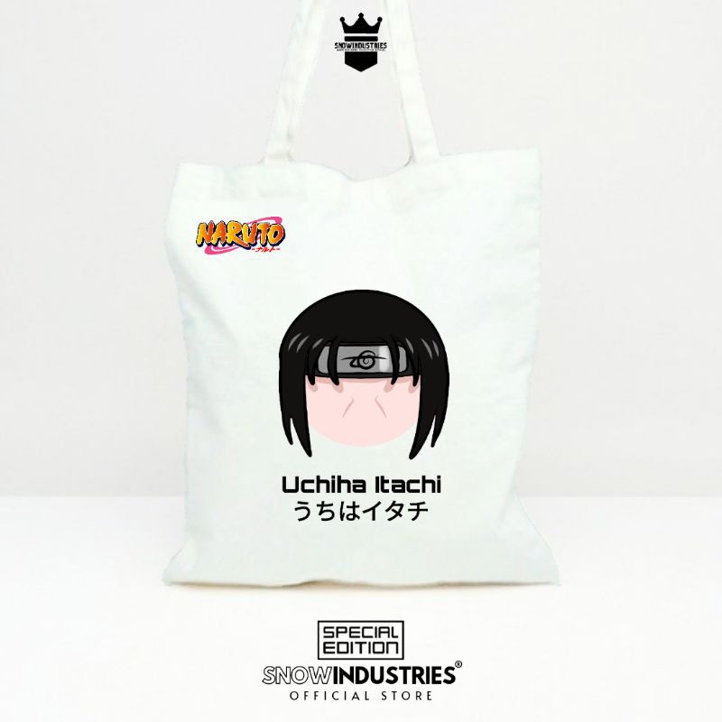 Tote Bag Wanita Pria Original Design Snow Anime Naruto Vol.1