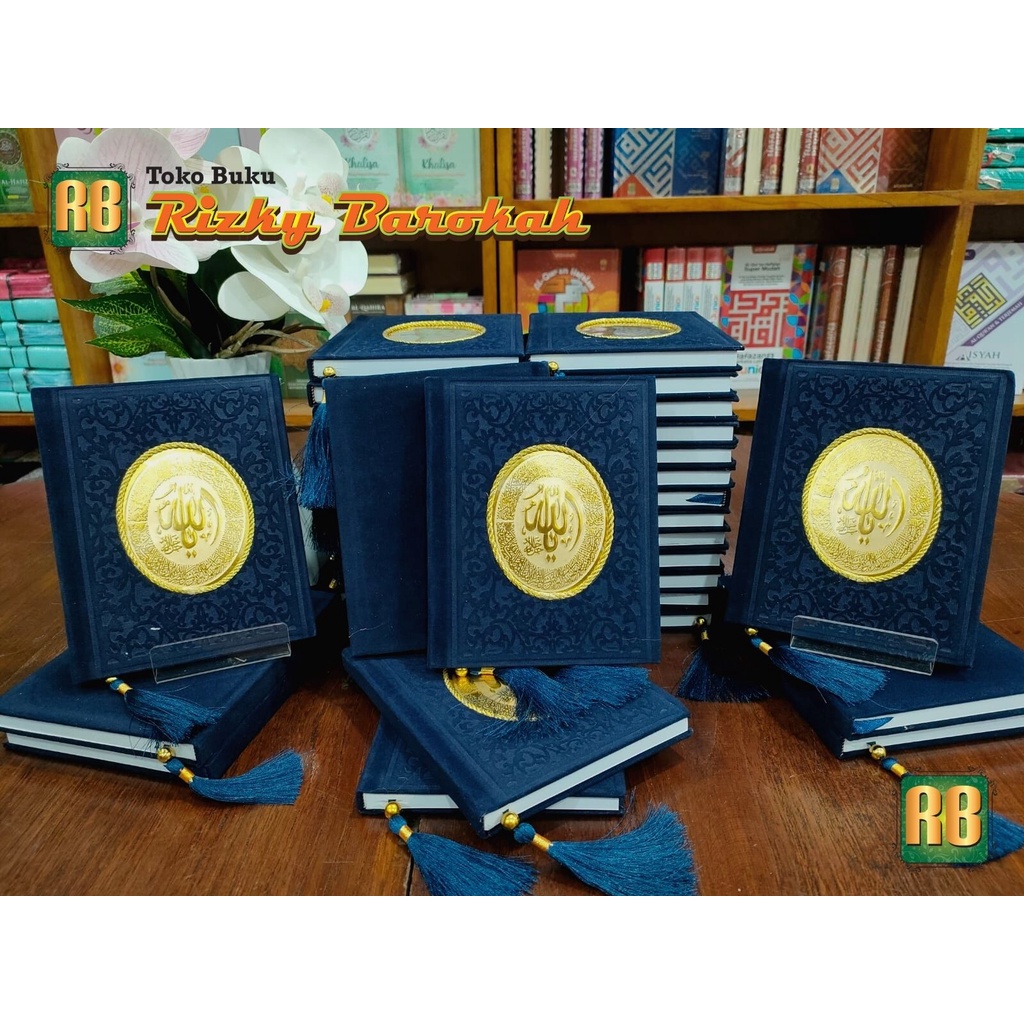 Cetak Buku Yasin 192 HVS Cover Bluduru Lengkap Navy