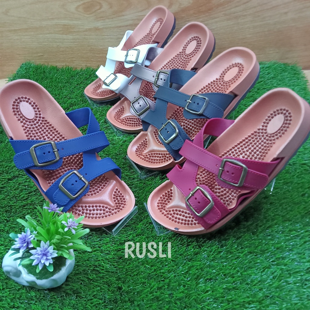 (COD) Sandal Jelly Import Strap Buckle Jesper Balance 1304-5