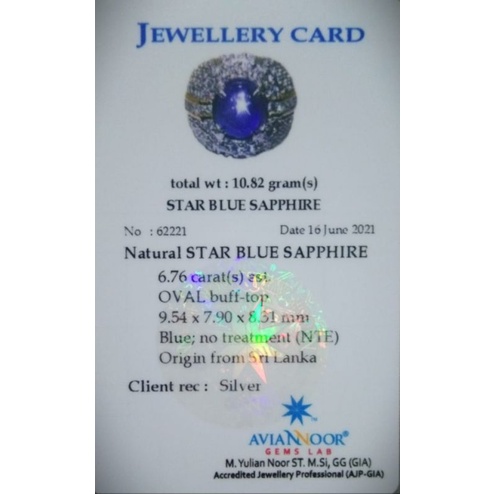 natural blue sapphire