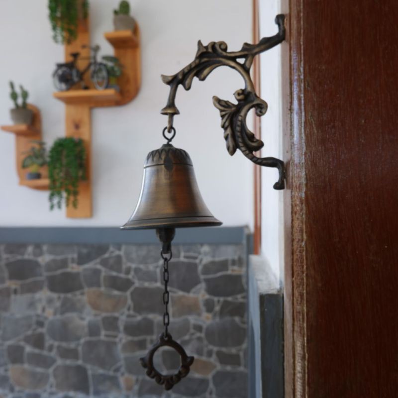 Bel Pintu Bel Pintu Rumah Bel Pintu Pagar Bel Lonceng Tangkai Ukir  Bel Pintu / Lonceng Pintu Antik