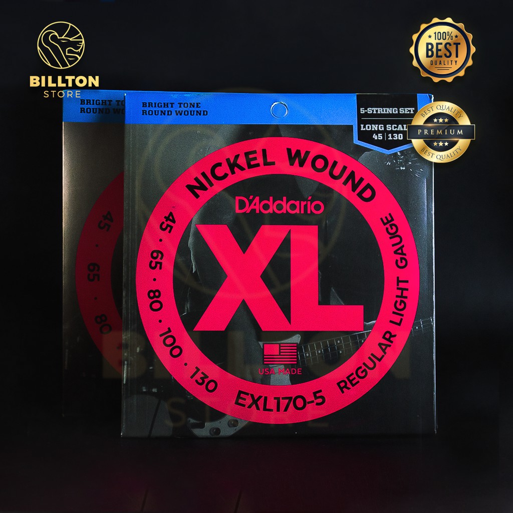 Senar Bass Elektrik Daddario D'Addario XL Nickel Wound EXL