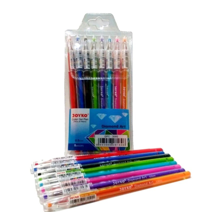 

Pulpen Joyko 8 warna