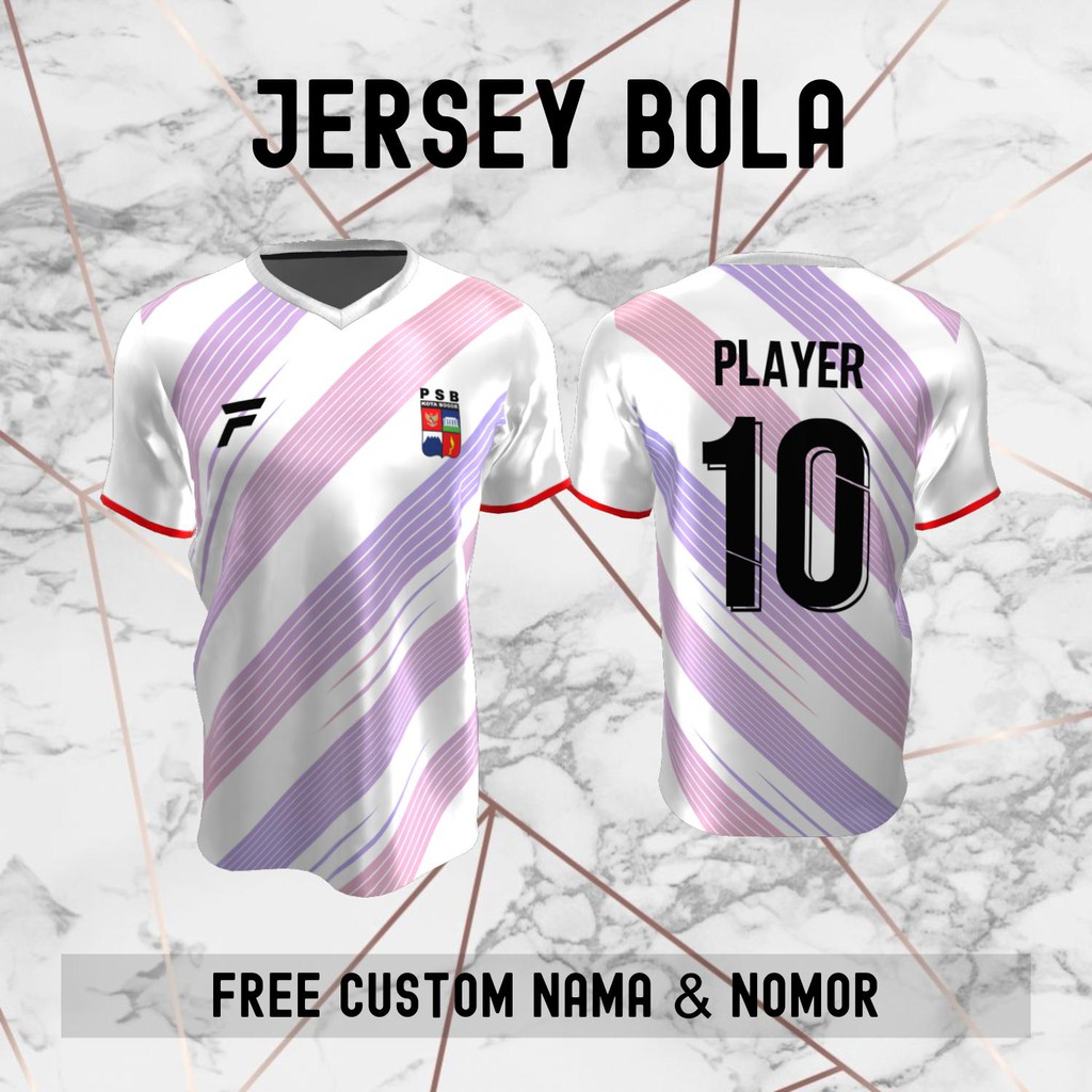 Jersey PSB Bogor Klub Bola Baju Kaos Custom Nama dan Nomor Punggung - 339