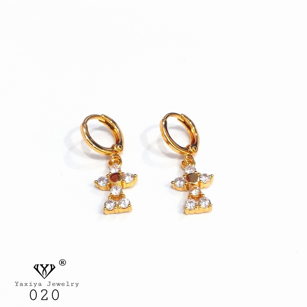 

Anting Wanita Permata Perhiasan Lapis Emas 18k Yaxiya Jewelry 020